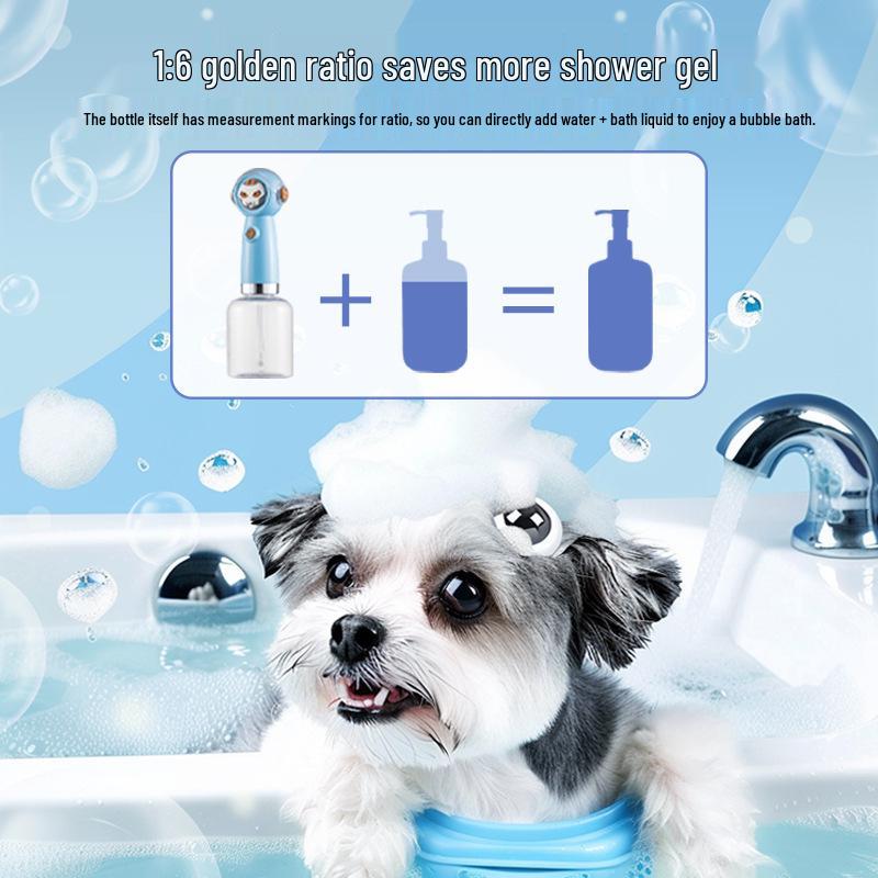 Mașină de Baie Spumantă Reîncărcabilă pentru Animale de Companie, Câini și Pisici