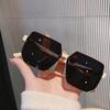 1Pieces Big Frame Vintage Sunglasses Women Men Square Sun Glasses Retro Sunglasses Ye Glasses Goggle Mountaineering Glasses