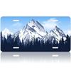 Vintage Plaque Landscape Mountain Beach License Plate Vanity Novelty Metal Tin Sign Garage Bar Pub Club Home Wall Decor XInch