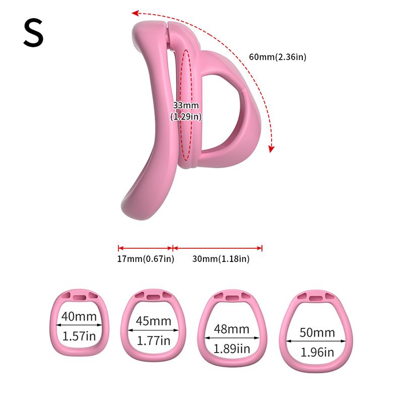 Male Chastity Cage Sex Toys Sissy Femboy beginner flat chastity cage belt Cock Cage man Urethra lock Penis Rings Men Adult Goods