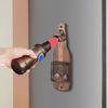 Ouvre-bouteille mural avec collecteur de capsules Ouvre-bière rustique en bois pour cuisine Bar Accessoire de brassage maison
