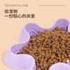 New Dog Slow Food Bowl Anti-knock Dog Food Bowl Cat Bowl Non-slip At the Bottom of the Eating Utensils Pet Food Basin Anti-choke Bowl Dog Bowl