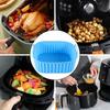 Silicone Air Fryer Basket Tray Reusable Silicone Liners for Air Fryer