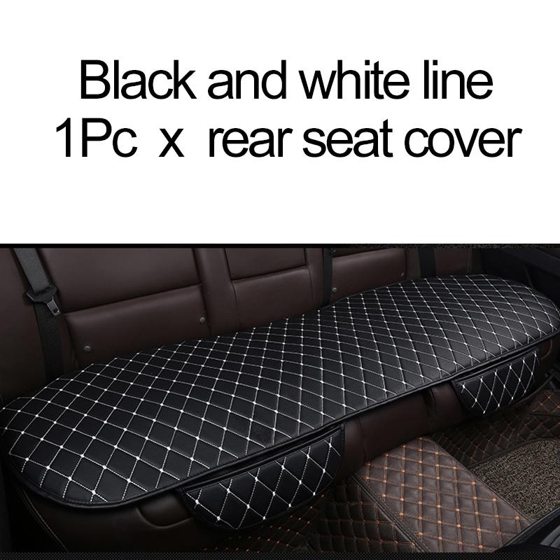 Universal Car Seat Cover PU Leather Cars Seat Cushion Full Set Pad Mat Protector Automobiles Rear Front Seat Covers Car Styling