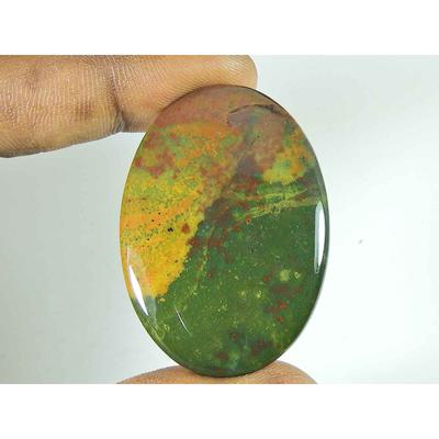 33X48X05MM Natürlicher Roter Jaspis Ovaler Cabochon Lose Edelstein 75 Karat. SK-4552