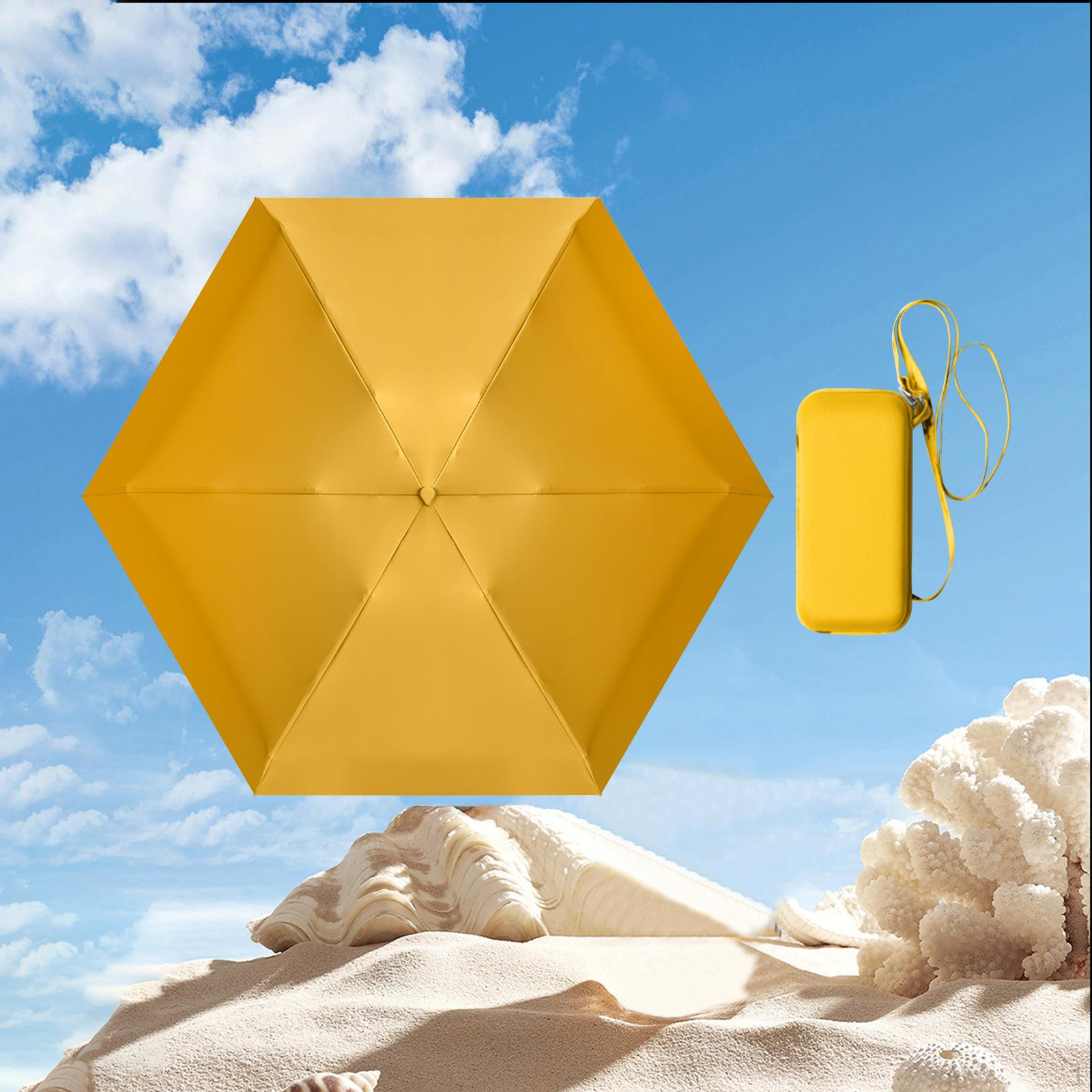 Компактный складной зонт, легкий и портативный, для путешествий