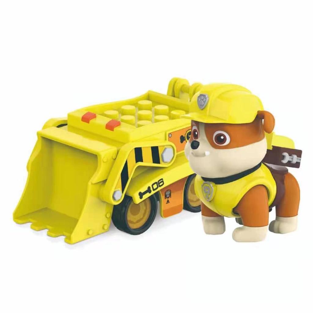 Paw Patrol Rückziehwagen Spielzeug mit Bausteinen für Kinder**