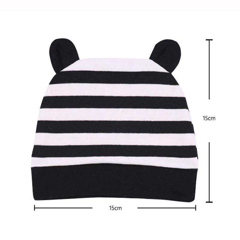 New Baby Hat For Boy Girl Fashion Ears Bonnet Cute Pography Props Hats Newborn Beanie Kids Outdoor Warm Knitted Beanie Cap