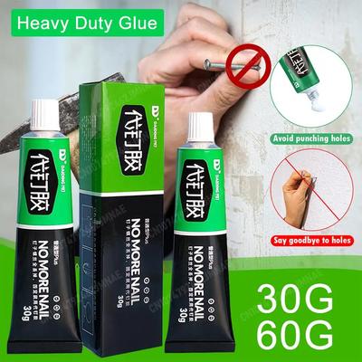 30g/60g Nail Free Adhesive Universal All-Purpose Glue Ultra-Strong Glue Quick-Drying For Stationery Glass Metal Ceramic