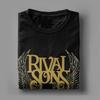 Celoroční pánské dámské rockové tričko Rival Sons s metalovou kapelou, oblečení, hudba, čistě bavlněné topy, tričko s krátkým rukávem, nové tričko