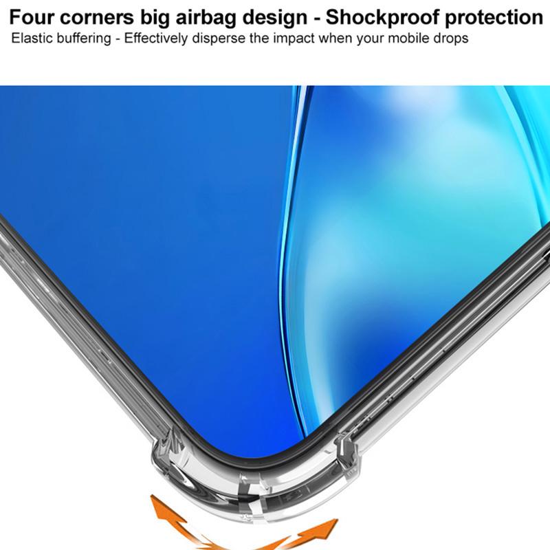 IMAK For iPhone 16 Pro Max Case Airbag Corners PC+TPU Clear Phone Cover