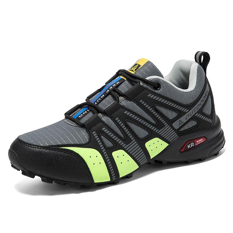 Men's Outdoor Cycling Sports Shoes Waterproof Non-slip Outdoor Sports Shoes Outdoor Hiking Camping Shoes Tactical Training Shoes