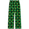 Women's Halloween Straight Leg Flannel Pants for Fall and Winter