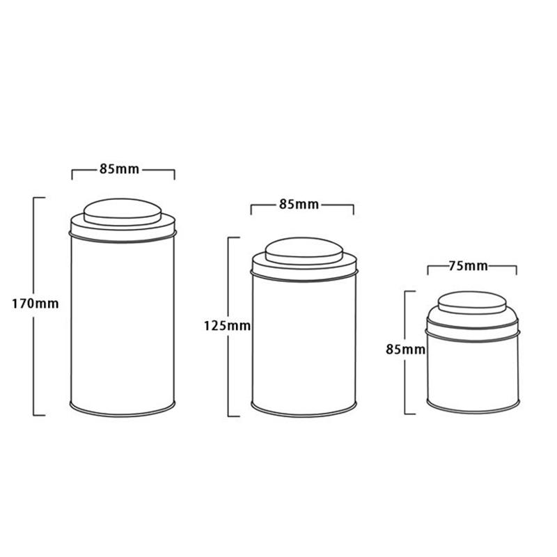 Titanium Alloy Tea Can Travel Portable Sealed Jar Metal Mini Storage Box Nut Candy Jar Food Storage Container Art Decor Supplies