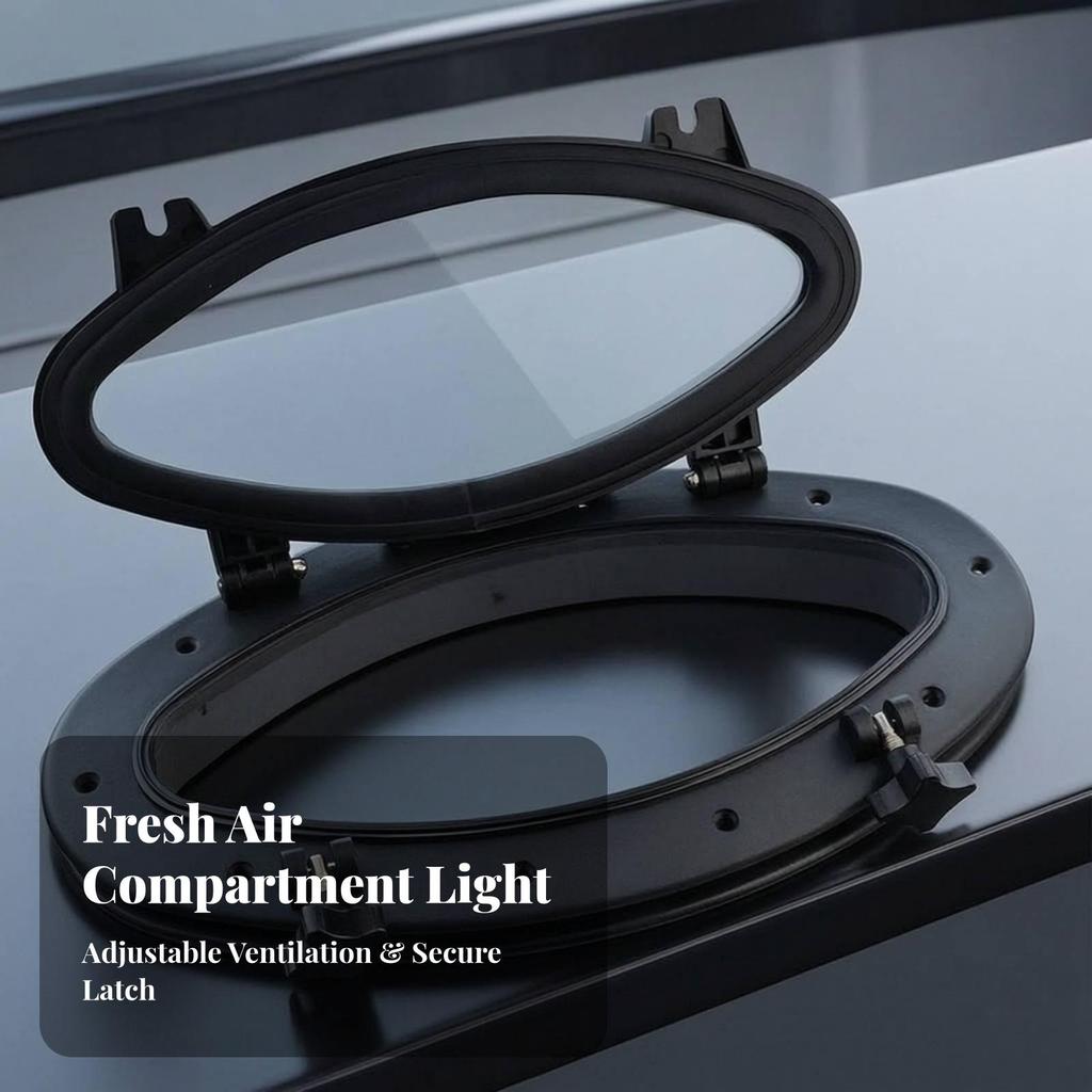 Marine Porthole Skylight Waterproof Portlight Weatherproof for Boats, Yachts
