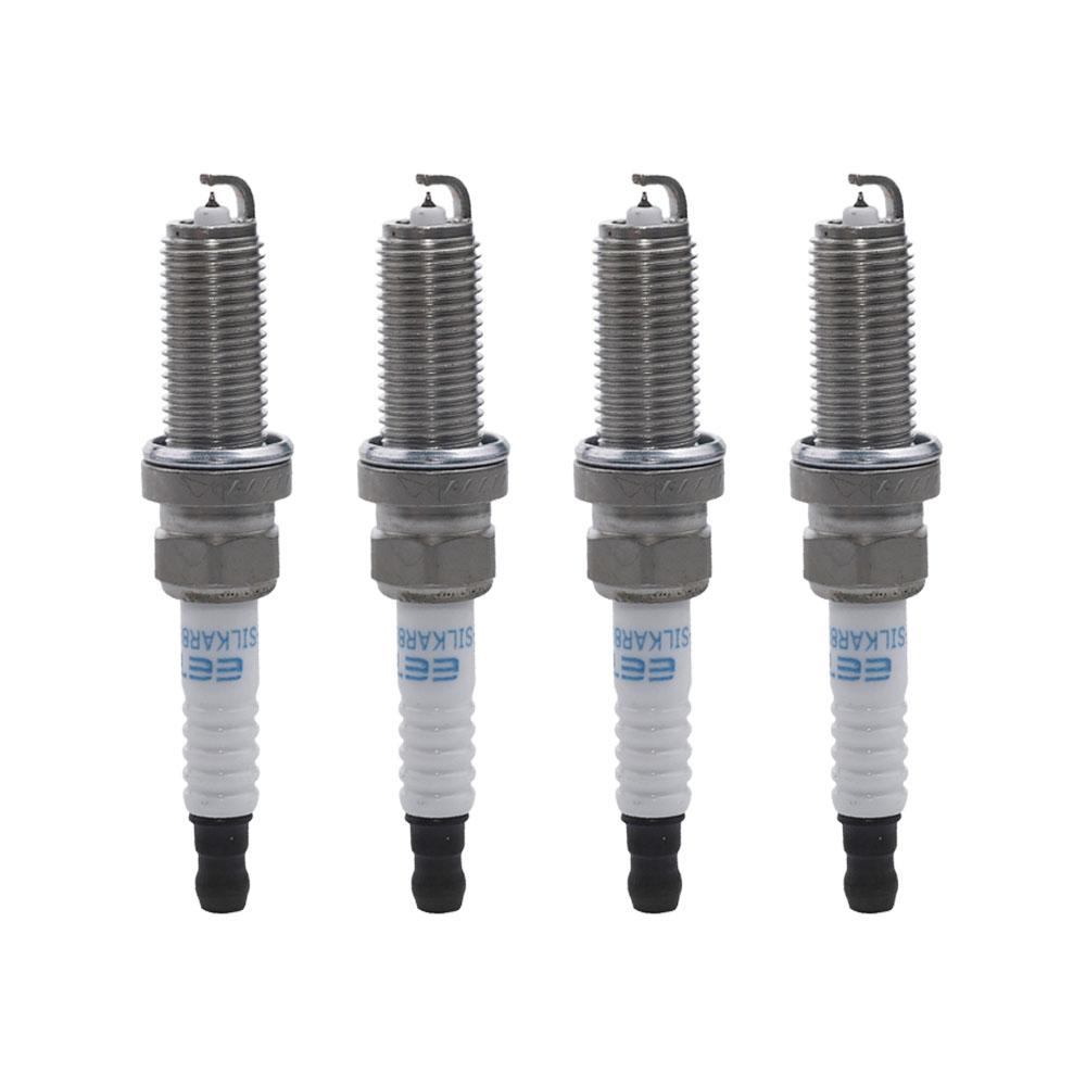 4pcs Spark Plugs For Maserati Ghibli S M157 Levante GTS Trofeo Quattroporte M156 Volvo V90 XC90 310235 SILKAR8C6DS