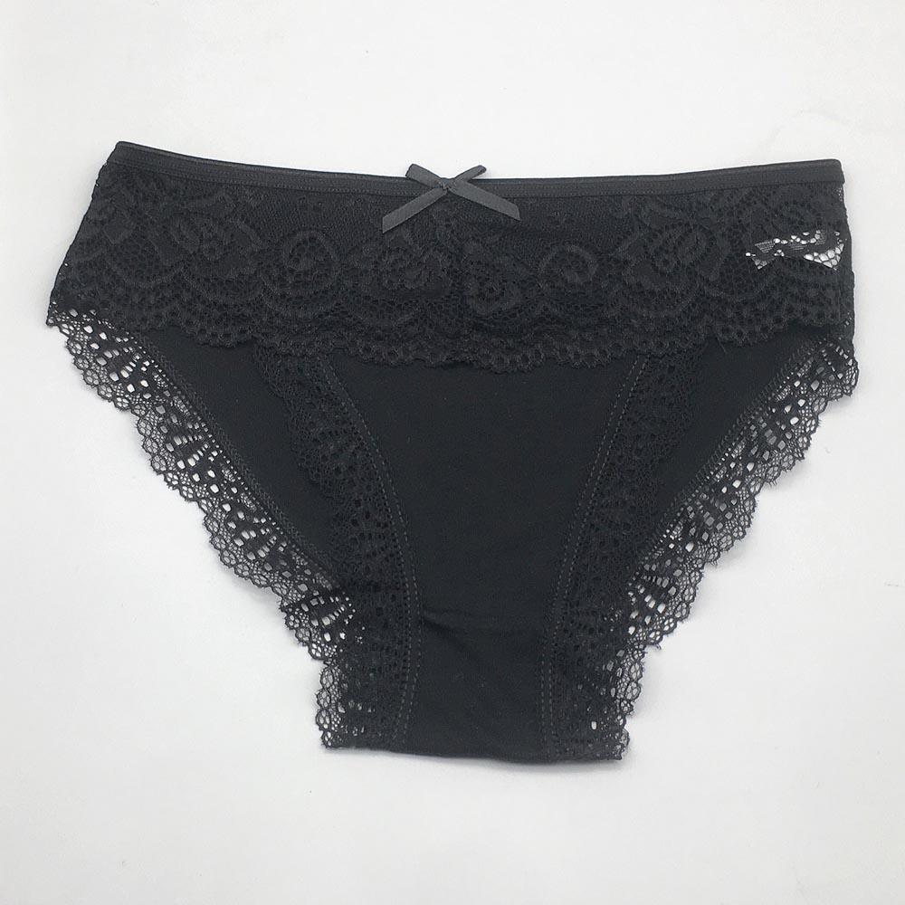 Underwear Cotton Ladies Sexy Lace Briefs Panties Lot 6 pcs