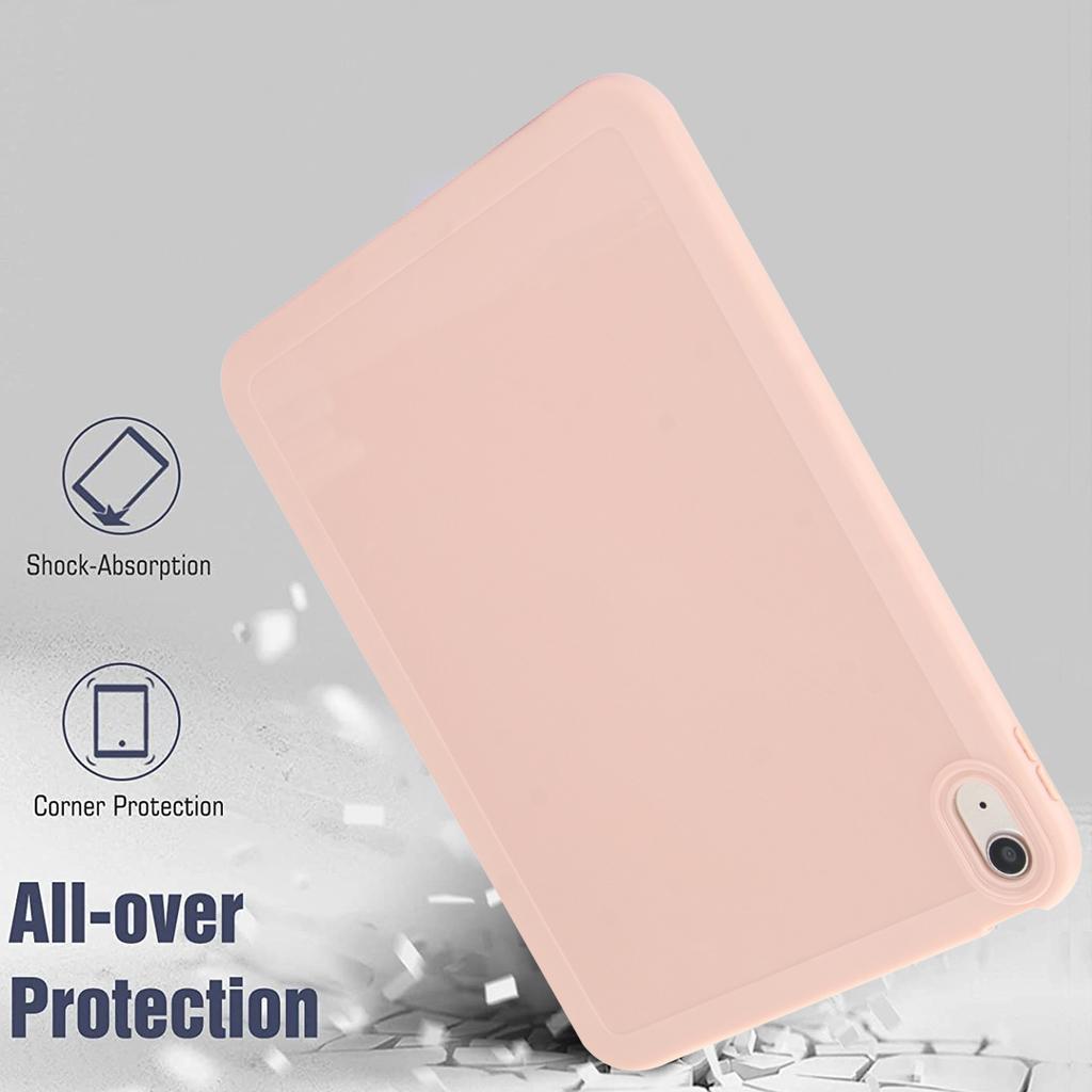 For iPad (2025)/10.9 (2022) Case Solid Color Soft TPU Tablet Protective Cover