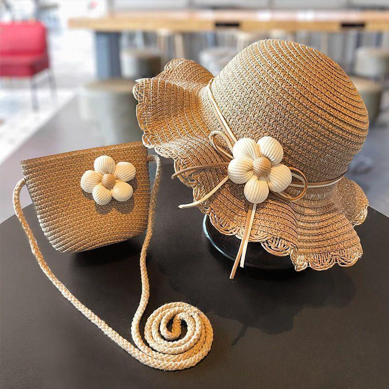 Sommer Sonnenschutzhut Strand Sonnenschutzhut Modische Taschenaccessoires Niedlich Reise Passend