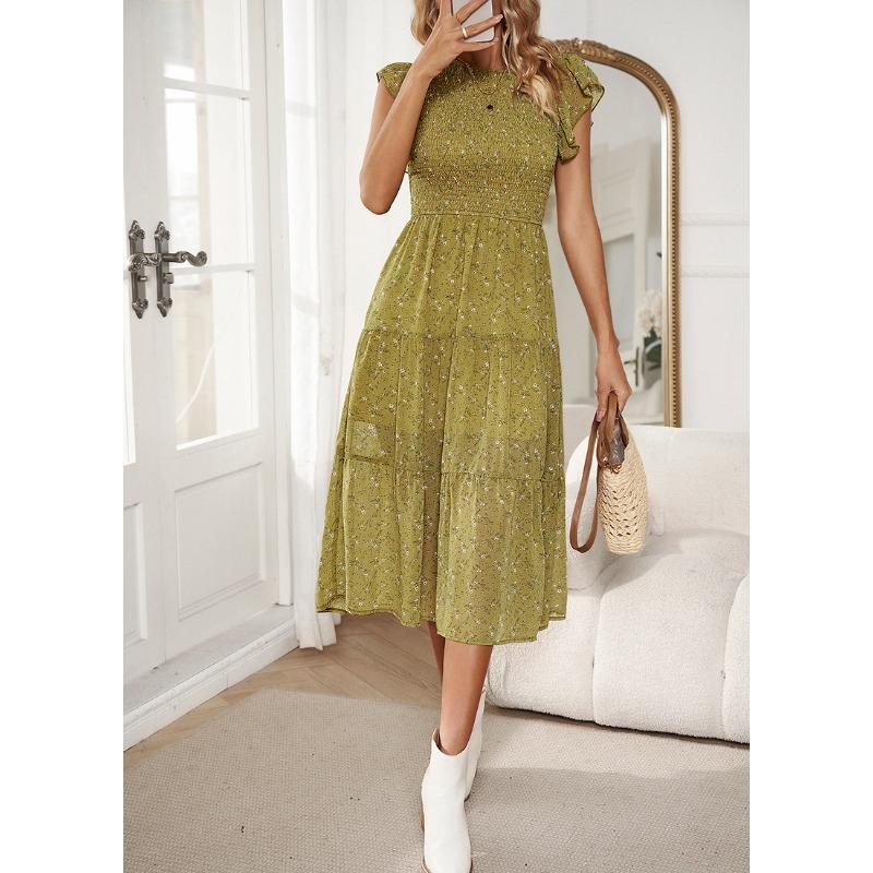 Women's Floral Dress Summer Long Dress