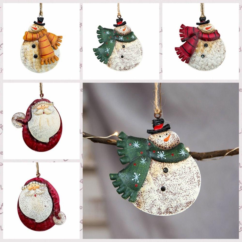 

Santa Claus/Snowman Christmas Snowman Pendant Vintage Snowman Doll Pendant Christmas Gifts