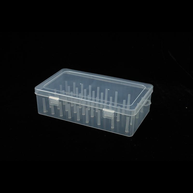 Large Transparent 42-Spool Thread Organizer Box
