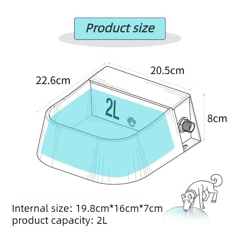 Pet Automatic Water Dispenser for Dogs Cats Rabbits Water Storage Unlimited Supply Large Capacity Durable Pet Drinking Bowl