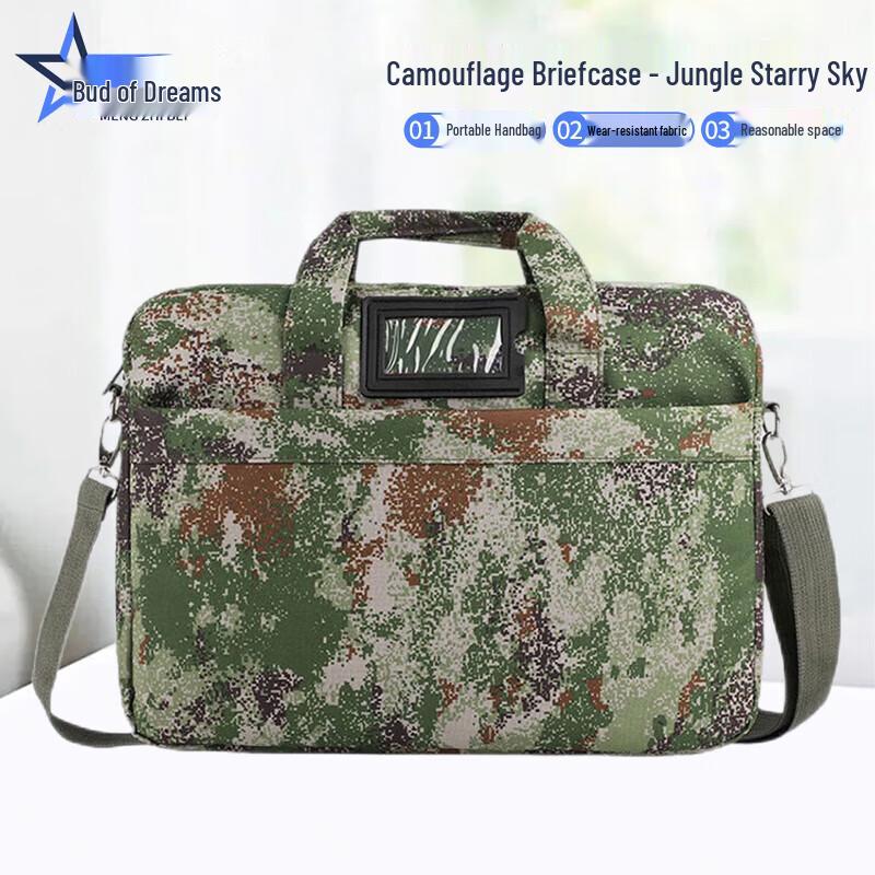 Mengzhibei Camouflage Laptop Briefcase