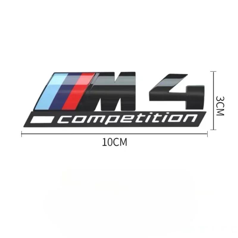 3D ABS suitable for BMW tail badge M1 M2 M3 M4 M5 M6 M7 rear digital side car logo x1x3x4x5x6 Sport M Competition black sticker
