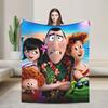 Hotel Transylvanias Blanket Film Characters Soft Warm Funny Plush Throw Blanket For Child Outdoor Flannel Bedspread Bed Cover