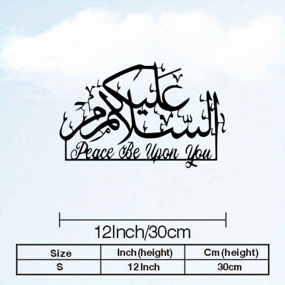 Metal Wall Art Decor Simple Modern Home Living Room Foyer Birthday Gift 30x19