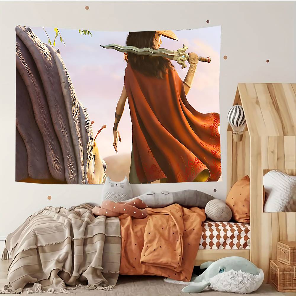 Raya And The Last Dragon Tapestry Customizable Tapestries Of Various Styleswall Hangings Celebrity Photo Printingwall Hangings