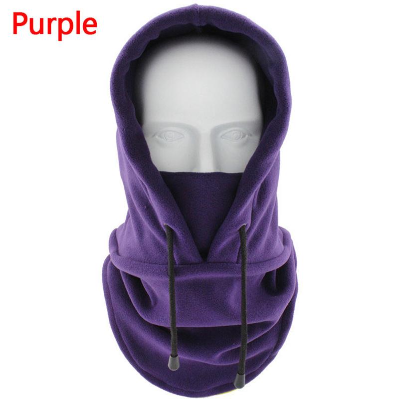 Winter Full Face Cycling Mask Fleece Ski Windproof Cap Outdoor Sports Bib Cold Padded Hood Mask Motorcycle Neck Helmet Hat
