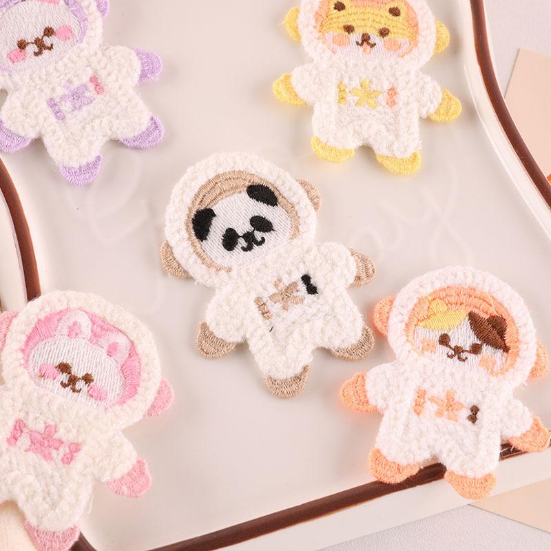 Embroidery Label Cute Astronaut Embroidery Sticker Diy Hand Account Accessories Accessories Patch Sticker Brooch Hair Accessories Cloth Sticker