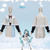 Miku Cosplay Hatsune Costume Set Poncho Role Play Gorgeous Skirt Halloween Party