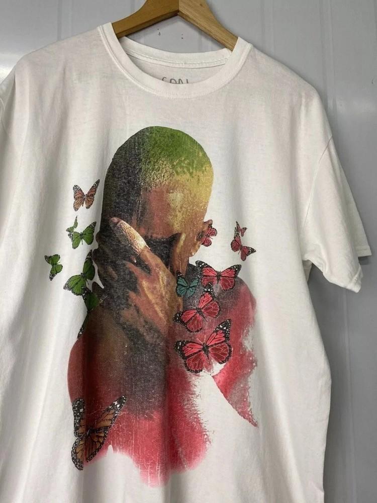 Перекрашенный Frank Ocean Blond Обложка Графическая Футболка Музыкально Вдохновленная Винтажная Рубашка Унисекс Футболка L