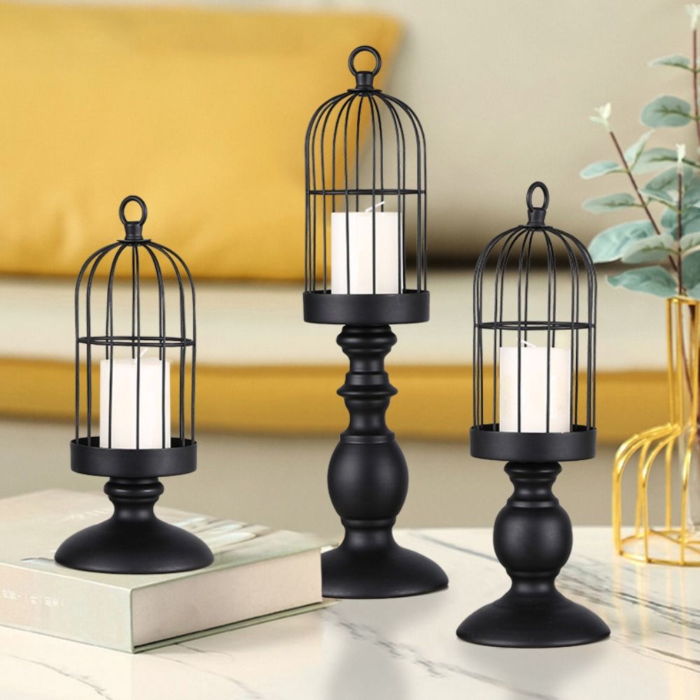 Metal Aromatherapy Candle Stand Creative Candlestick Crafts Candle Holder Ornament New Year