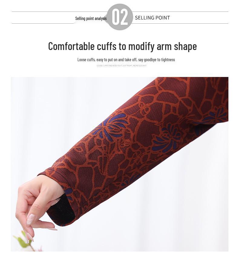 Módní podzimní outfit pro mámy středního věku: 2025 Tričko s dlouhým rukávem