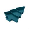 Multiple Compartment Plastic Snacks Serving Tray Festival Christmas Designs for Candy Nut and Party Snacks HX6C