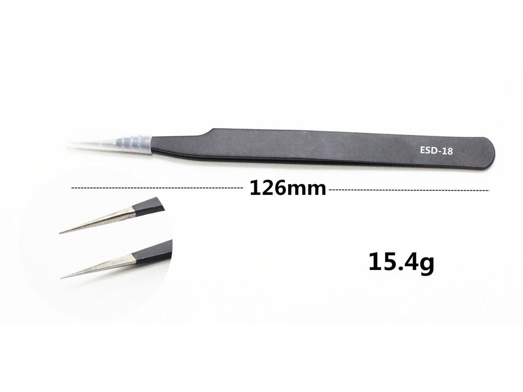 Canvas Bag, Stainless Steel Tweezers, ESD Anti-Static Curler & Telecom Repair Kit