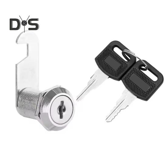 Drawer Lock with 2 Keys Heavy Duty Zinc Alloy Universal File Cabinet Wardrobe Furniture Storage Locker Door Mailbox Toolbox Cam Lock Replacement