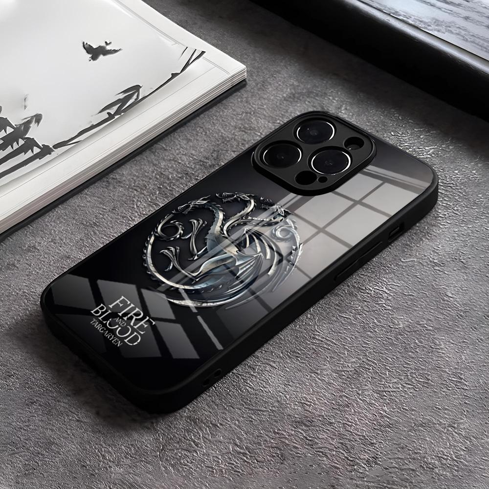 G-Game TV Of T-Thrones Phone Case For IPhone 17 16 Pro 15 Pro Max 14 13 12 11 X XR XS Max Plus SE Glass Cover