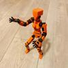 Multi-Jointed Movable Shapeshift Robot Lucky 13 Figure Toys 3D Printed Mannequin Dummy Figure Kids Adults Parent-children Game