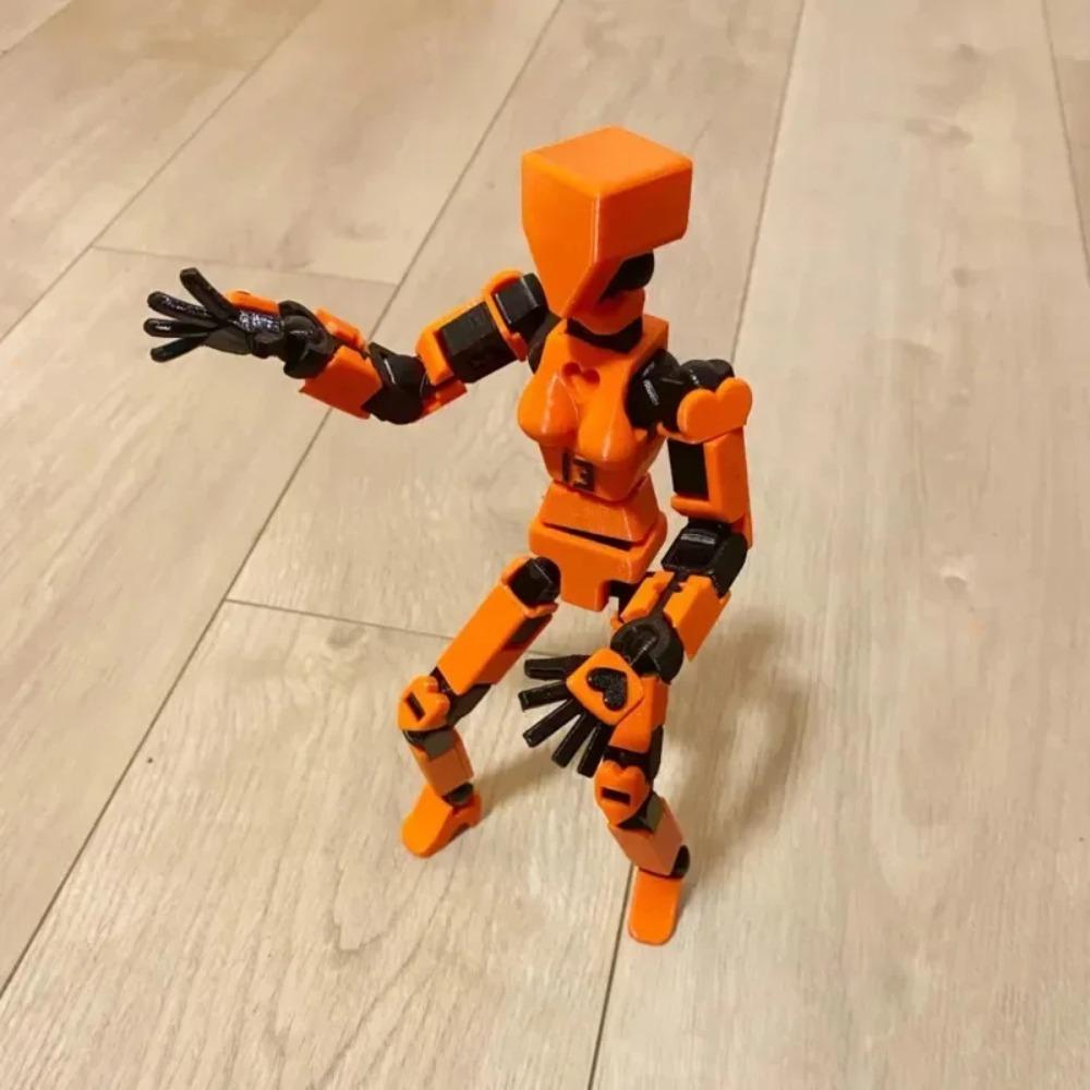 Multi-Jointed Movable Shapeshift Robot Lucky 13 Figure Toys 3D Printed Mannequin Dummy Figure Kids Adults Parent-children Game