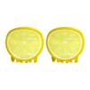 Slip proof Hair Clips Acrylic  Half Up Hair Accessories With Fruit Theme For Sports Travel Daily Use