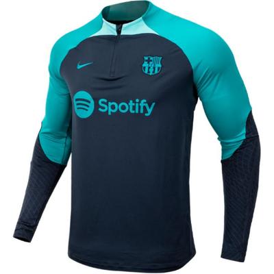 Retro Letter Print Slim Fit Half Zip Rundhals Langarm Fußballshirt Herren Tops Blau DZ0840-438