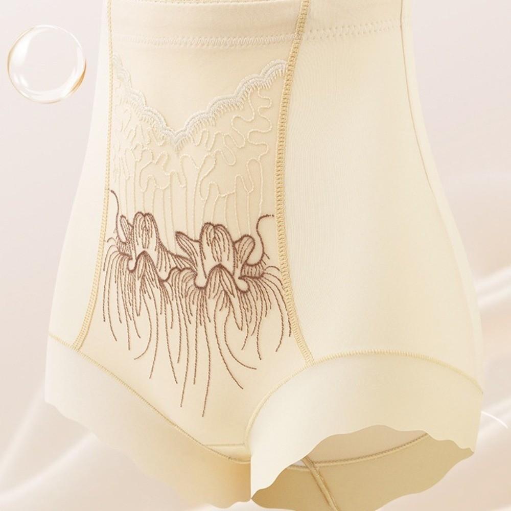 Shapewear Postpartum Body Shaper Embroidery Flower Tummy Control Underwear  Postpartum