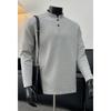 Men's Slim Fit Velvet Turtleneck Hoodie, 270g, Long Sleeve Autumn/Winter Fashion Base Layer Top