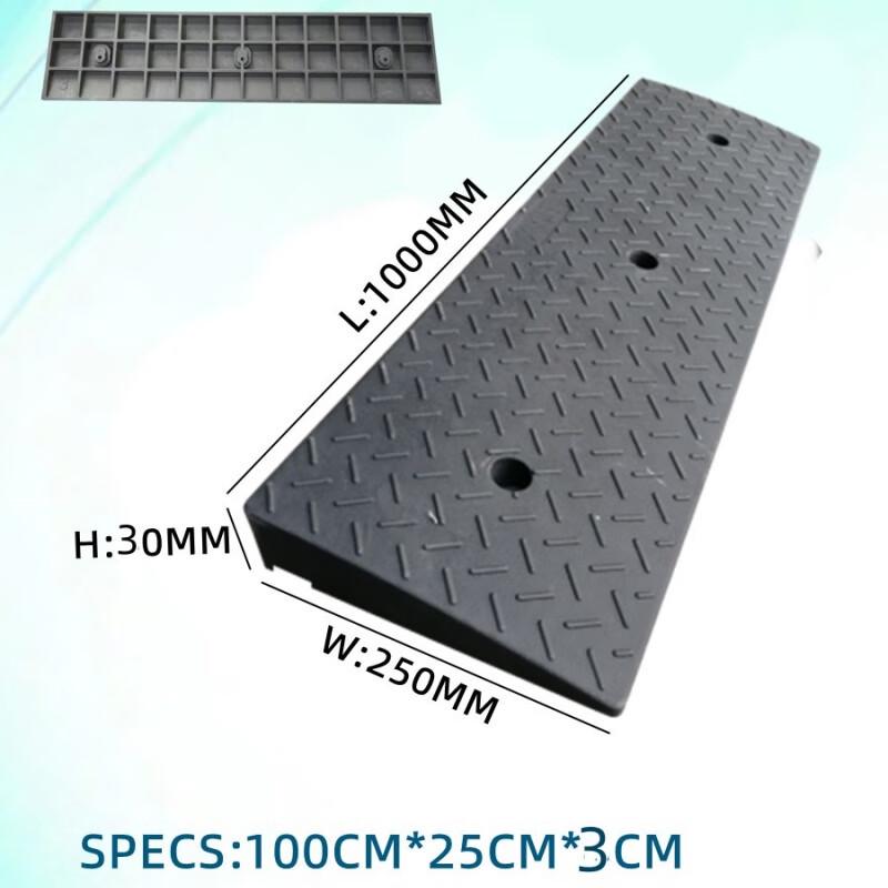 PE Reinforced Portable Threshold Ramp Mat