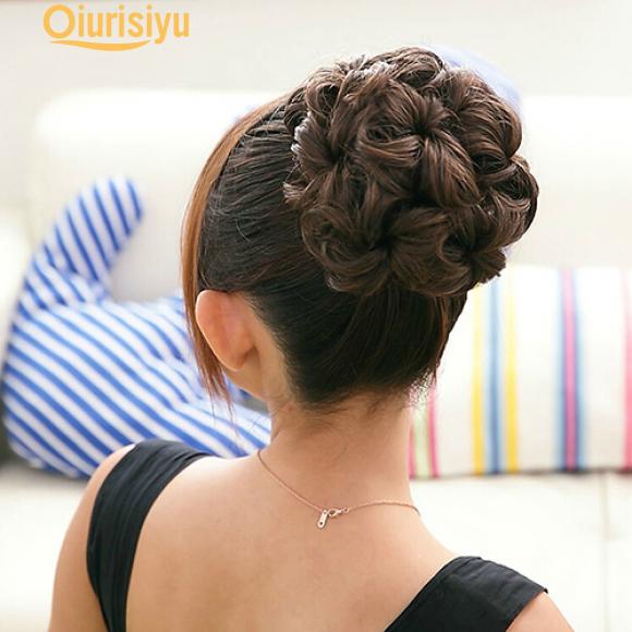 Details about Hair Extensions Wavy Curly Synthetic Hair Bun Wig Hairpiece Clip N8G1 Details about Hair Extensions Wavy Curly Synthetic Hair Bun Wig Hairpiece Clip N8G1